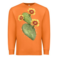 Carrot Opuntia Phaeacantha Cactus Premium Sweatshirt - LillyAllenDesigns
