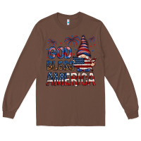 Chestnut god bless america Long Sleeve Tee - NancyCooperArtShop