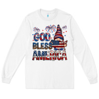 White god bless america Long Sleeve Tee - NancyCooperArtShop