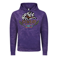 Cloud Purple cowboy dad Vintage Hoodie - CowhideDigitalArt