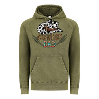 Vintage Olive cowboy dad Vintage Hoodie - CowhideDigitalArt
