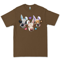 Cacao Easter Cows With Bunny Ears Premium Tee - RanaPortraitStore