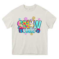Cream snow cute witc unicorn Heavy Core Tee - Zillion Design Studio