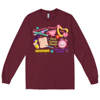 Burgundy teacher stuff Long Sleeve Tee - JahusDesignShop