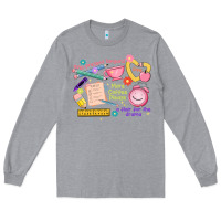 Heather Grey teacher stuff Long Sleeve Tee - JahusDesignShop