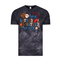 Cloud Black hey batter batter swing Vintage Tee - AdoDesignShop