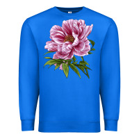True Royal Peony Flower Illustrations Premium Sweatshirt - LillyAllenDesigns