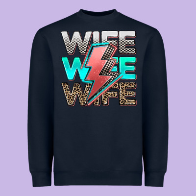 Racing Wife Heavyweight Sweatshirt Designed By Adodesignshop