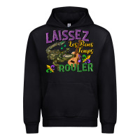 Black laissez les bons temps rouler Urban Hoodie - CowGirlArtShop