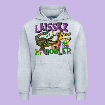 Laissez Les Bons Temps Rouler Urban Hoodie Designed By Cowgirlartshop
