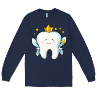 Navy tooth fairy Long Sleeve Tee - Jasminsmagicworld