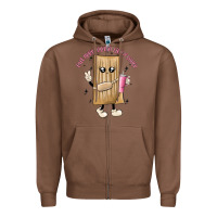 Chestnut out here lookin like a snack Zipper Hoodie - MaliasSmallBusiness