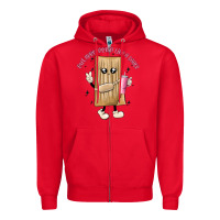 Red out here lookin like a snack Zipper Hoodie - MaliasSmallBusiness