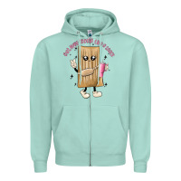 Seafoam out here lookin like a snack Zipper Hoodie - MaliasSmallBusiness