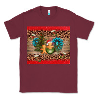 Burgundy christmas trees gemstone Classic Tee - AdoDesignShop