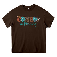 Chocolate Brown cowboy in training Heavy Core Tee - Artiststas