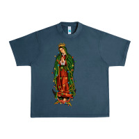 Midnight Navy christmas our lady of guadalupe Urban Heavy Tee - JahusDesignShop