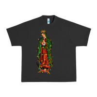 Pigment Black christmas our lady of guadalupe Urban Heavy Tee - JahusDesignShop