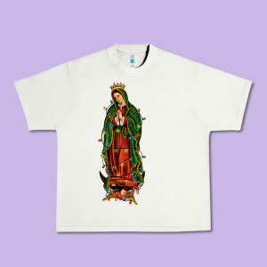 Christmas Our Lady Of Guadalupe Urban Heavy Tee Designed By Jahusdesignshop