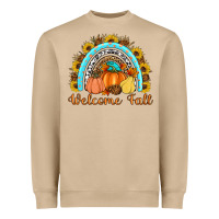 Mushroom Welcome Fall Rainbow Heavyweight Sweatshirt - Artiststas