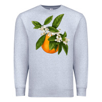Heather Grey Tangerine Premium Sweatshirt - LillyAllenDesigns