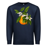 Navy Tangerine Premium Sweatshirt - LillyAllenDesigns