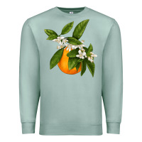 Seafoam Tangerine Premium Sweatshirt - LillyAllenDesigns