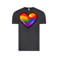 Vintage Black pride heart Vintage Tee - JahusDesignShop