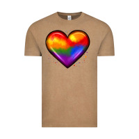 Vintage Coffee pride heart Vintage Tee - JahusDesignShop