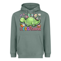 Sage easter stegosaurus delight Heavyweight Hoodie - LillyAllenDesigns