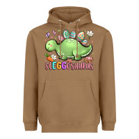 Toasted Coconut easter stegosaurus delight Heavyweight Hoodie - LillyAllenDesigns