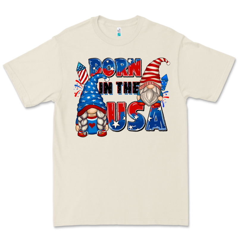 Born In The Usa Premium Tee by Zillion Design Studio | Teevron