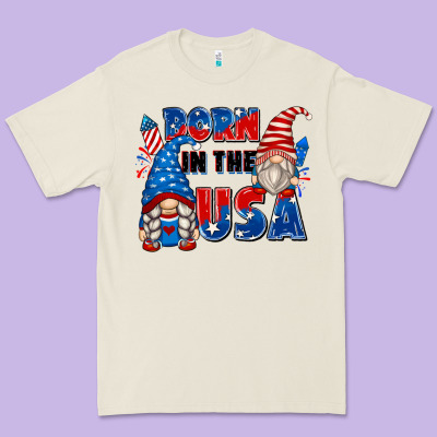 Born In The Usa Premium Tee Designed By Zillion Design Studio