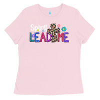 Bubblegum Pink spirit lead me Ladies Tee - JahusDesignShop