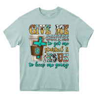 Arona give me coffee to get me started Heavy Core Tee - texasbilliewilder