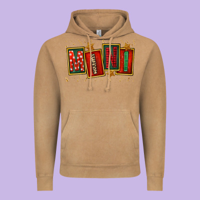 Mini Christmas Vintage Hoodie Designed By Fadigitalartstudio