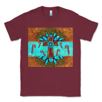 Burgundy christmas cross gemstone Classic Tee - AdoDesignShop