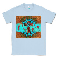 Dusty Blue christmas cross gemstone Classic Tee - AdoDesignShop