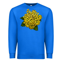 True Royal Oregon Grape Flower Illustrations Premium Sweatshirt - LillyAllenDesigns