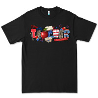 Black American teacher Premium Tee - Zillion Design Studio