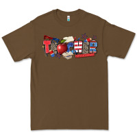 Cacao American teacher Premium Tee - Zillion Design Studio