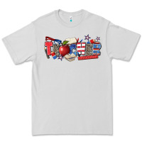Dove Grey American teacher Premium Tee - Zillion Design Studio