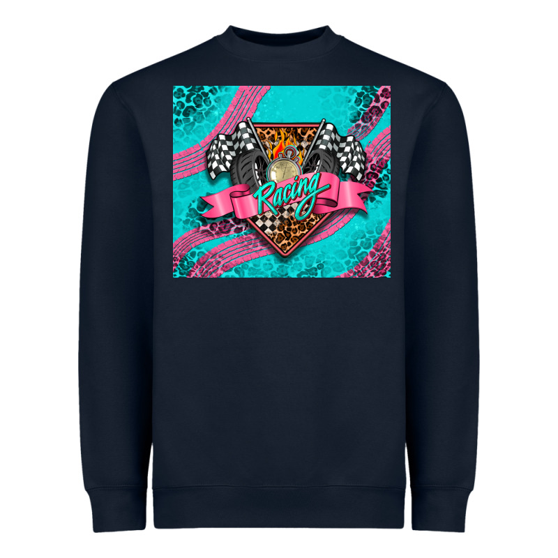 Racing Pink Tumbler Heavyweight Sweatshirt by AdoDesignShop | Teevron