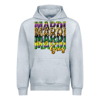 Heather Grey mardi gras Urban Hoodie - CowGirlArtShop