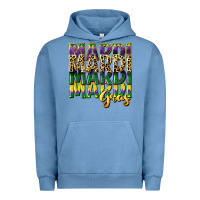 Pigment Pebble Blue mardi gras Urban Hoodie - CowGirlArtShop