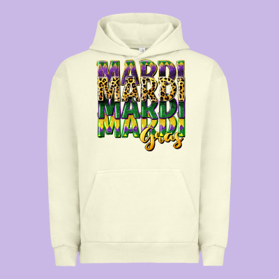 Mardi Gras Urban Hoodie Designed By Cowgirlartshop
