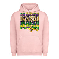 Pigment Salmon mardi gras Urban Hoodie - CowGirlArtShop