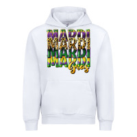 White mardi gras Urban Hoodie - CowGirlArtShop