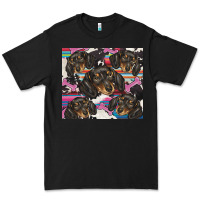Black dachshund Premium Tee - BarkalooDesign