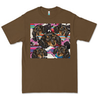 Cacao dachshund Premium Tee - BarkalooDesign